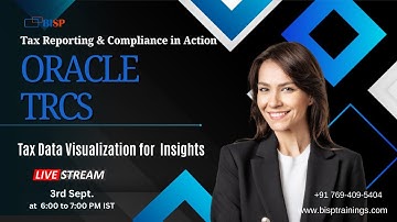 LIVE Webinar: Oracle TRCS – Tax Data Visualization for Enhanced Reporting & Insights