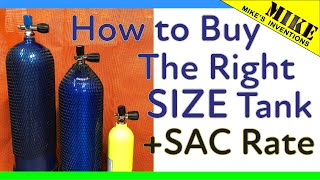 How to Buy the Right Size Scuba Tank - Mikes Inventions