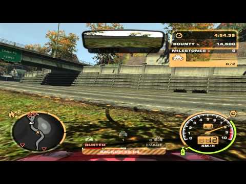 NFS Most Wanted Challenge 10 Corvette Pursuit 