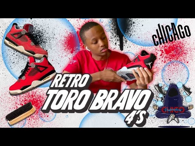 how to clean jordan 4 toro bravo