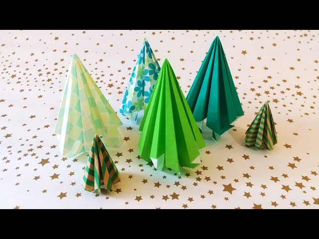 シンプルな立体ツリー