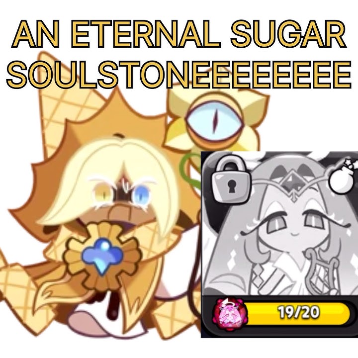 I WANT AN ETERNAL SUGAR SOULSTONE!!! #crk #cookierunkingdom #cookierun
