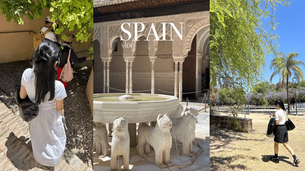 🇪🇸스페인 여행 일자별 총정리 | 알함브라 예약 못 한 사람? 꿀팁공유 | 마드리드 그라나다 세비야 | 여행 vlog | 여행 ootd 옷 돌려입기 | seoo