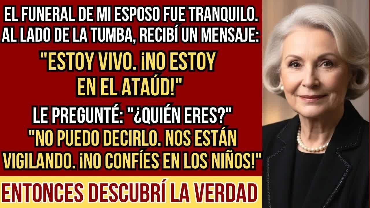 En el funeral de mi esposo, recibí un mensaje que decía： ＂Todavía estoy vivo, ¡no confíes en nadie!＂
