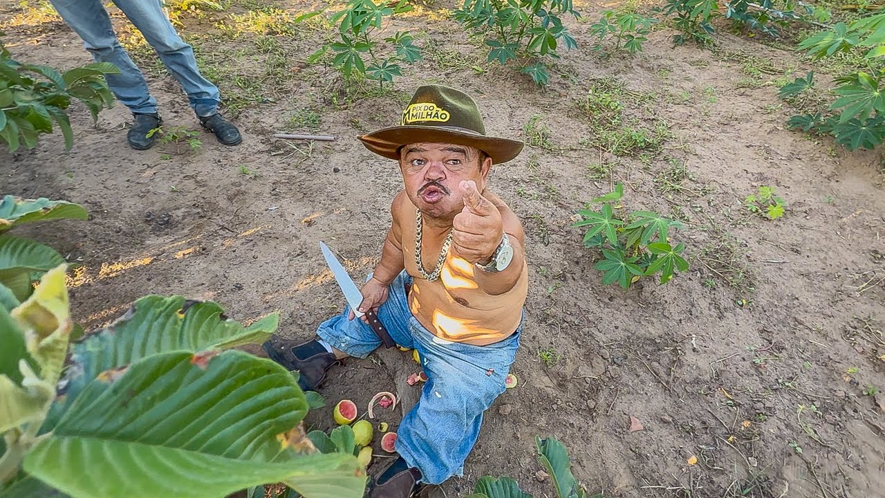 LEÔNCIO LASCOU PILILIU NA APOSTA DA GOIABA NA FAZENDA 🤣 | PILILIU DA RESENHA