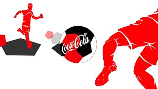Анимационный промо ролик Coca Cola для ЕВРО 2020 (покадровая персонажная анимация по референсу)
