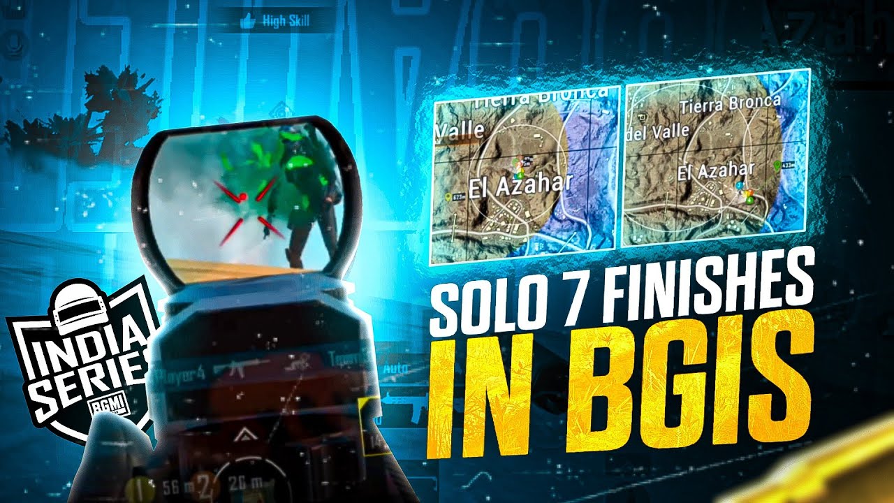 IGL OR ASSULTER !? 💀 SOLO 7 IN BGIS ROUND 1 - YouTube
