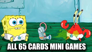 SpongeBob's Game Frenzy - All 65 Wins & Fails Cards (Mini Games) 100% Full Game Walkthrough