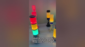 Industrial Cnc Machine Signal Indicator Stack Warning Work Tower Light Alarm Built-In Buzzer Design