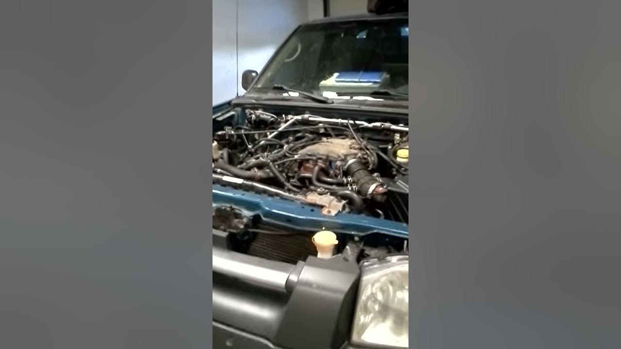 Nissan frontier start after rebuild - YouTube
