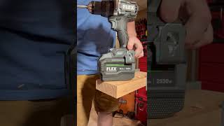 10AH Stacked Lithium, the most powerful battery out? #flex #tools #powertools #drill #viralvideo