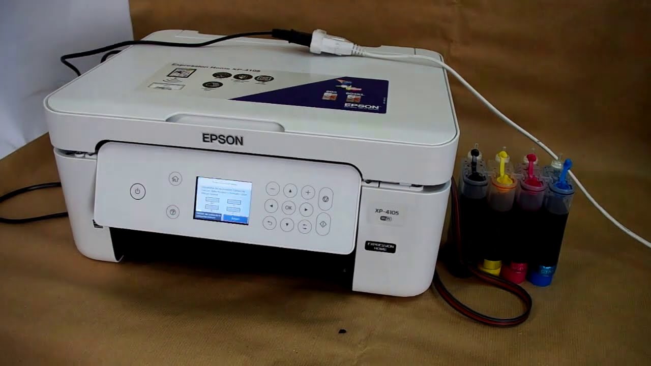 Epson XP-4100 XP-4105 avec le système d'encrage en continu, CISS système 