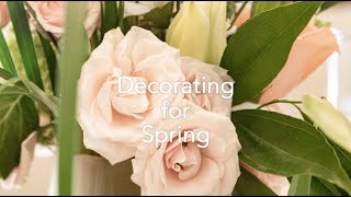 Table Decorating for with Safeway Floral Dept
