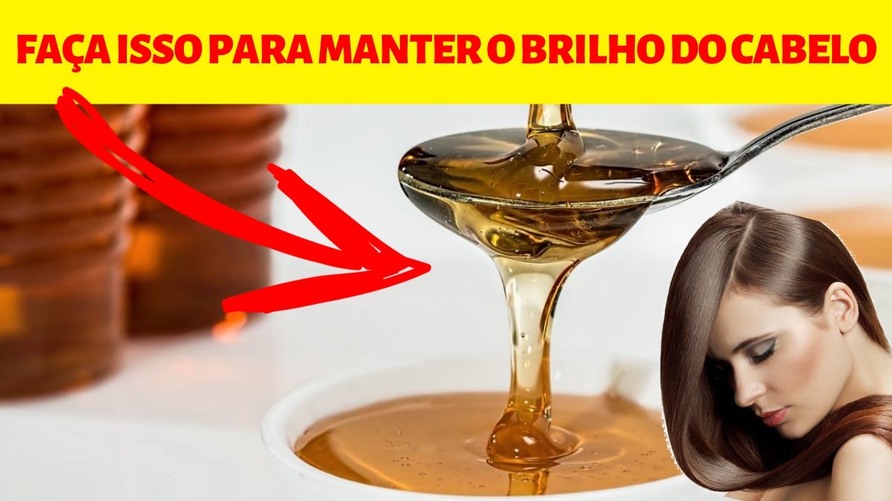 COMO DEIXAR O CABELO COM BRILHO INTENSO e Super MACIO - Dica caseira ...