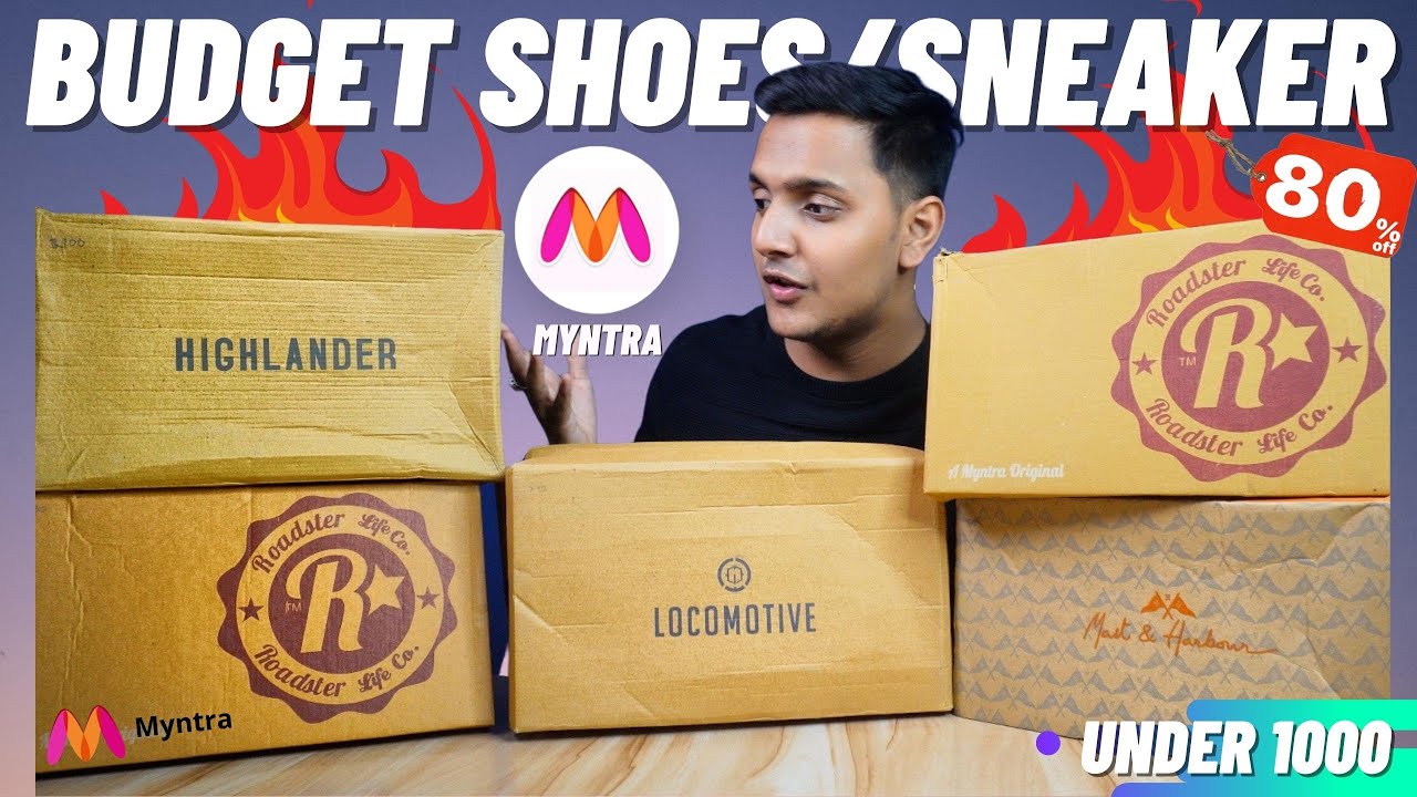 BEST SHOES/SNEAKERS UNDER ₹1000 ON MYNTRA MYNTRA EXCLUSIVE BRANDS HAUL🔥🔥🔥 - YouTube
