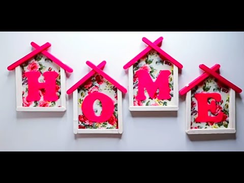 #Art And #Craft #Ideas [ Ice Cream Stick crafts] - YouTube