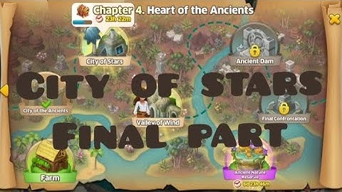 solved game🎮 city of stars FINAL PART /islandQuestaway/chapter- 4/heart of the ancients