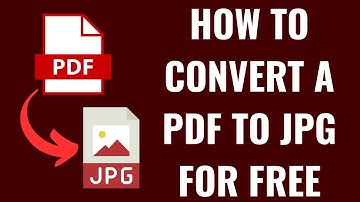 How to Convert a PDF to JPG for Free