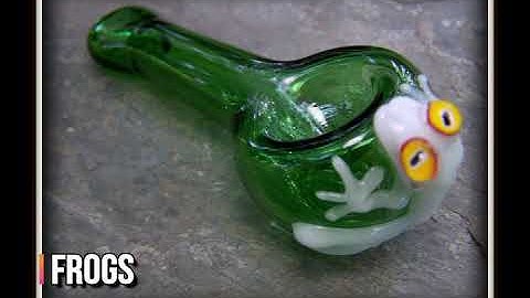 Glow Glass Critter Pipes - Oregon Made Functional Glass OMFG by Shawn Tucker Lampwork - Slideshow