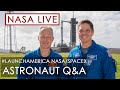 Virtual Crew Engagement with Astronauts Bob Behnken and Doug Hurley