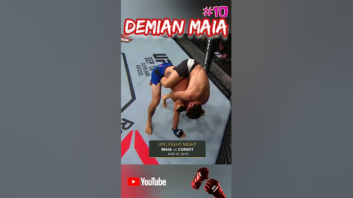 FINALIZAÇÕES MAIS LINDAS DO MMA (DEMIAN MAIA) #shorts