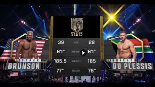 Dricus Du Plessis vs Derek Brunson Full UFC285 Fight Breakdown