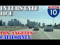 I-10 East - Los Angeles - California - 4K Highway Drive
