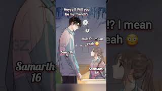(Requested) 1 year age difference love story ❤.... Classmate to Lovers #edit #shorts