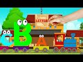 Learning Alphabet Train Song | ABC kids animation 2D alphabet music for kids