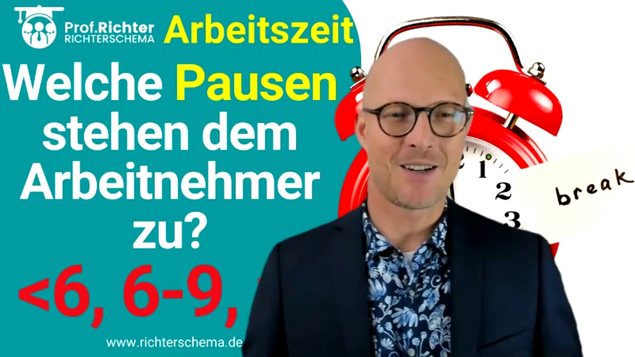 Update AR 5 2 5 Pausen ⭐ Welche Pausen stehen dem Arbeitnehmer zu?