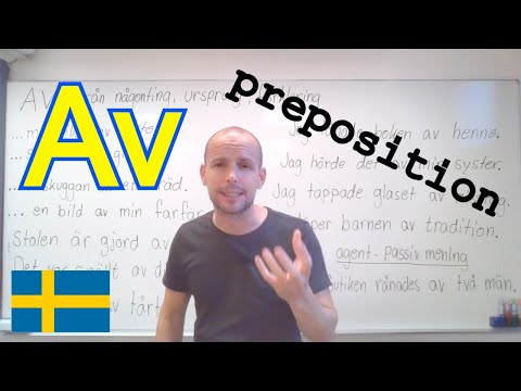 Video: Vad betyder preposition?