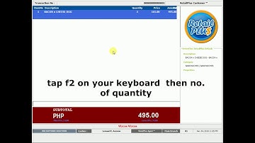 How to Change Item Quantity in RetailPlus POS