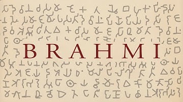 Oldest Indian Script : BRAHMI SCRIPT