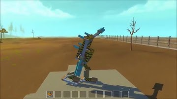 Scrap Mechanic - Bipedal Scrap-Bot 1000 | he walks, he dances, he flies