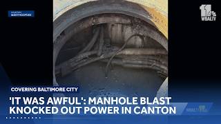Canton manhole blast cuts power, closes school