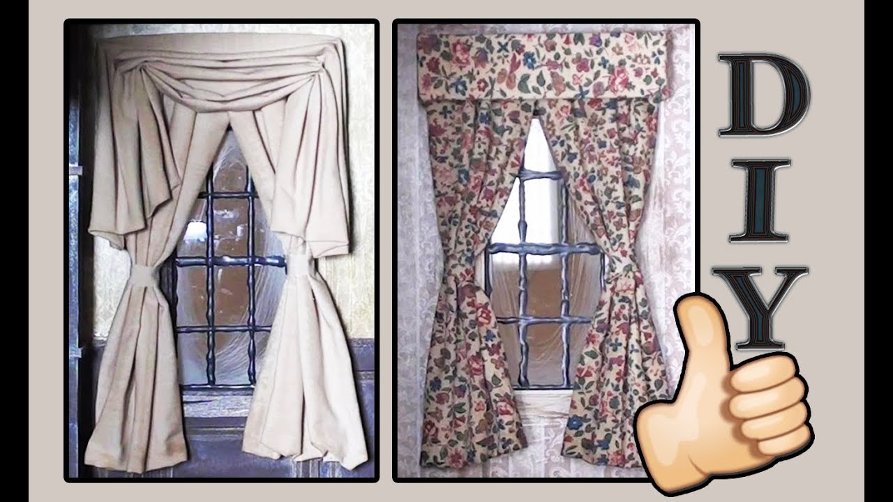 diy dollhouse curtains