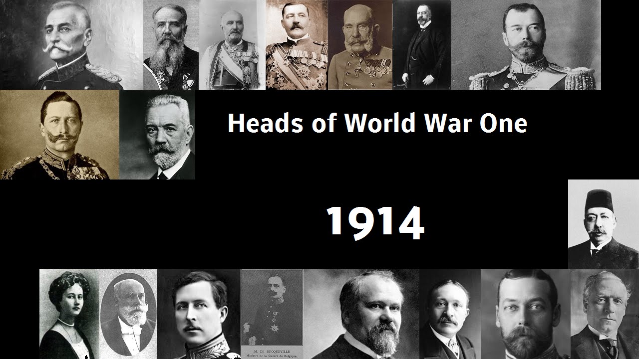 Heads of World War One - 1914 - YouTube