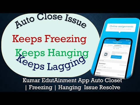 How to Solve Kumar Edut Ainment App Auto Close |  Not Responding Issue Solve on Android
