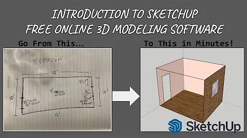How to Turn a Floorplan Into a 3D Model Using SketchUp!