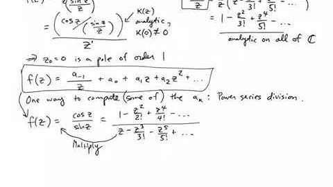 8. Computations with Laurent Series