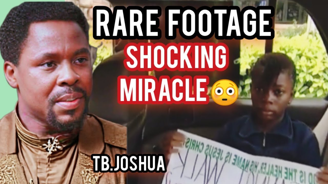Rare Footage of Prophet TB.JOSHUA early days MIRACLE