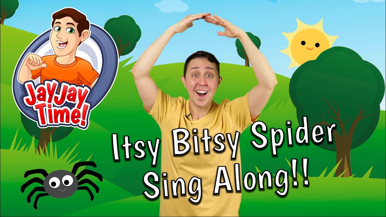 The Itsy Bitsy Spider Toddler Sing Along - Jay Jay Time!