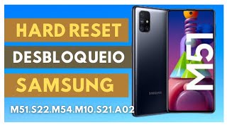 Como Desbloquear Samsung M51.A72.M54.A22.S23.A12 com Hard Reset e Formatação