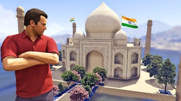 السفر إلى الهند في لعبة جي تي أي 5 | GTA V Travel to India