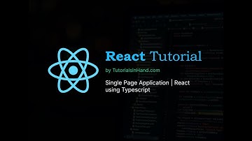 single page application react | Create React App