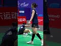 Full pirouette save! #shorts #badminton #BWF