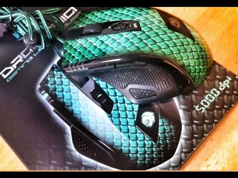 Sharkoon Drakonia Gaming Laser Mouse REVIEW / UNBOXING