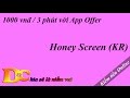 App Offer - Honey Screen(KR) - Kiếm tiền trên mạng