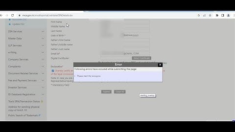 MAC DSC error please start the emsigner @100% working
