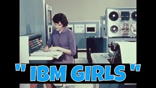 1950s/1960s ' IBM GIRLS ' WOMEN IN DATA PROCESSING AND MANAGEMENT / MAINFRAME COMPUTERS  17684